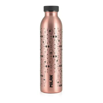 MILAN 643020CP COPPER SİYAH PASLANMAZ İZOTERMAL MATARA 591ML