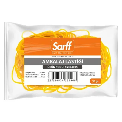 SARFF AMBALAJ LASTİGİ(%100) - 50GR