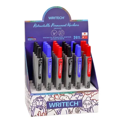 WRITECH W-805P BASMALI PERMANENT KALEM - 24'LÜ SET
