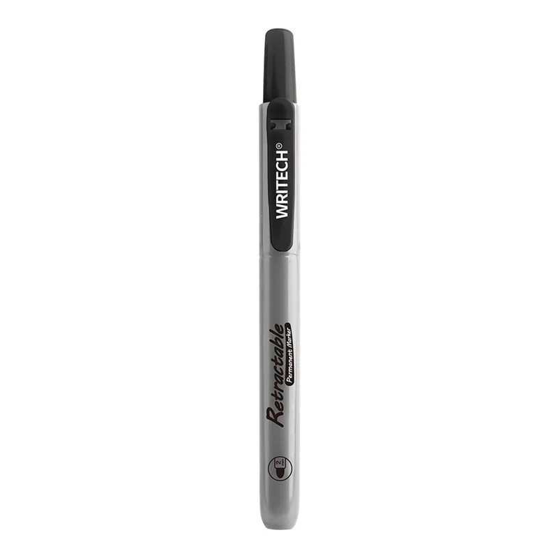 WRITECH W-805P BASMALI PERMANENT KALEM SİYAH - 12'Lİ KUTU
