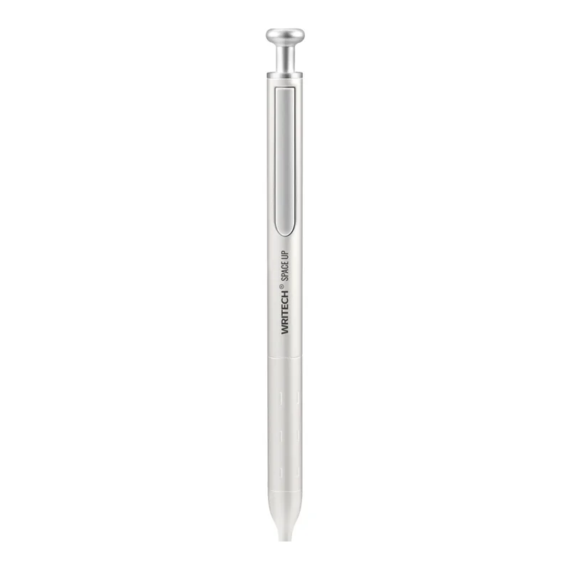 WRITECH W-0156 METAL UP BEYAZ GÖVDE 0,7MM MAVİ JEL KALEM - 6'LI KUTU