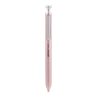 WRITECH W-0156 METAL UP PEMBE GÖVDE 0,7MM MAVİ JEL KALEM - 6'LI KUTU