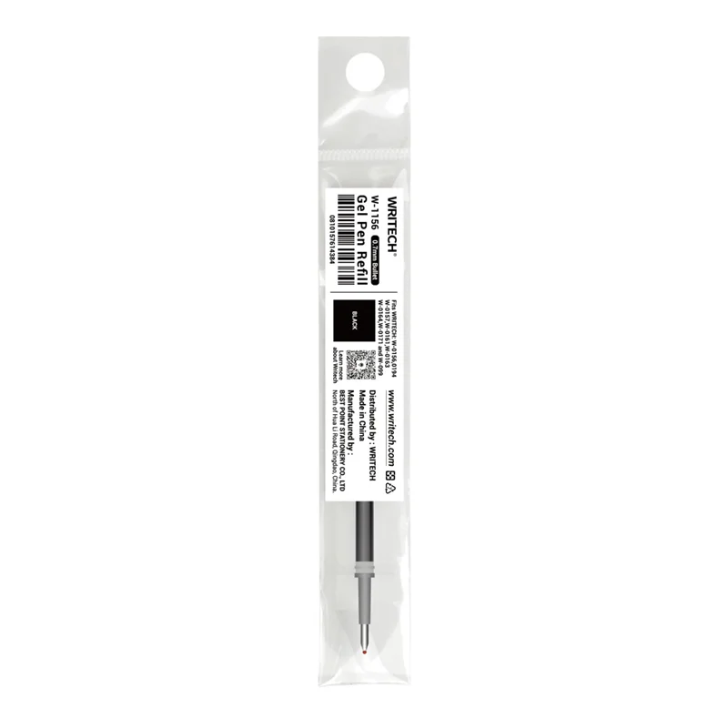 WRITECH W-1156 JEL KALEM SİYAH REFILL 0,7MM (W0156-W0157-W0161-W0163-W0164-W0171) - 20'Lİ KUTU
