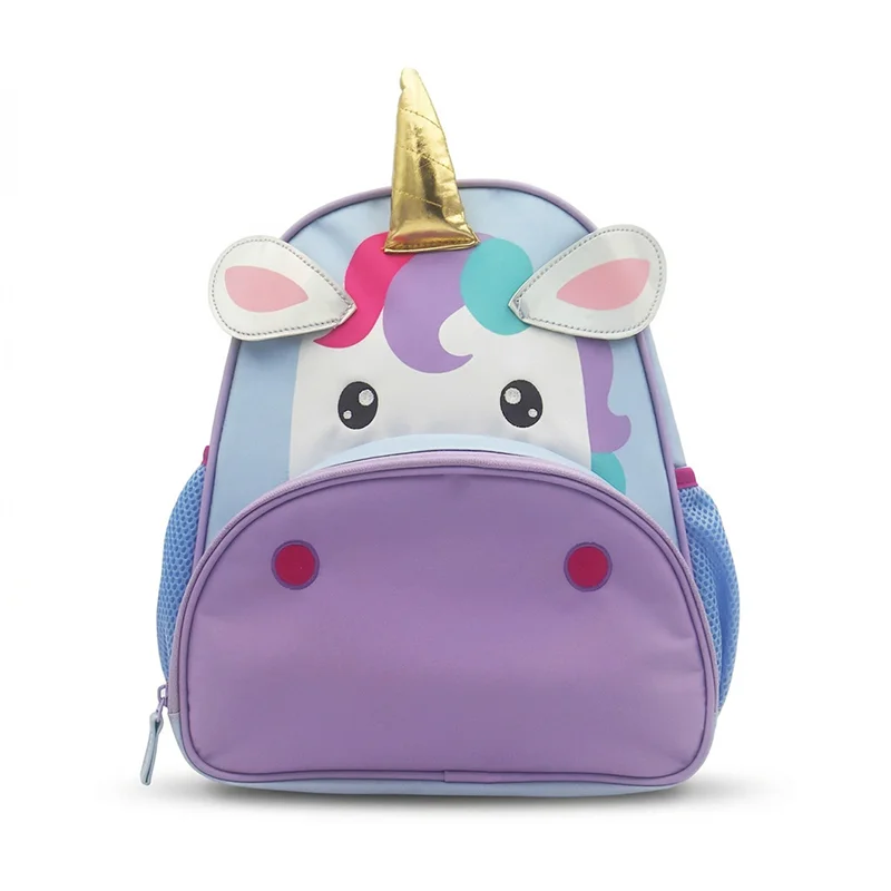 JUNCO UNICORN TASARIM LİLA SIRT ÇANTASI