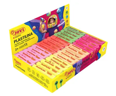 JOVI 70F 50GR KURUMAYAN OYUN HAMURU NEON 5 X 6 RENK - 30'LU KUTU