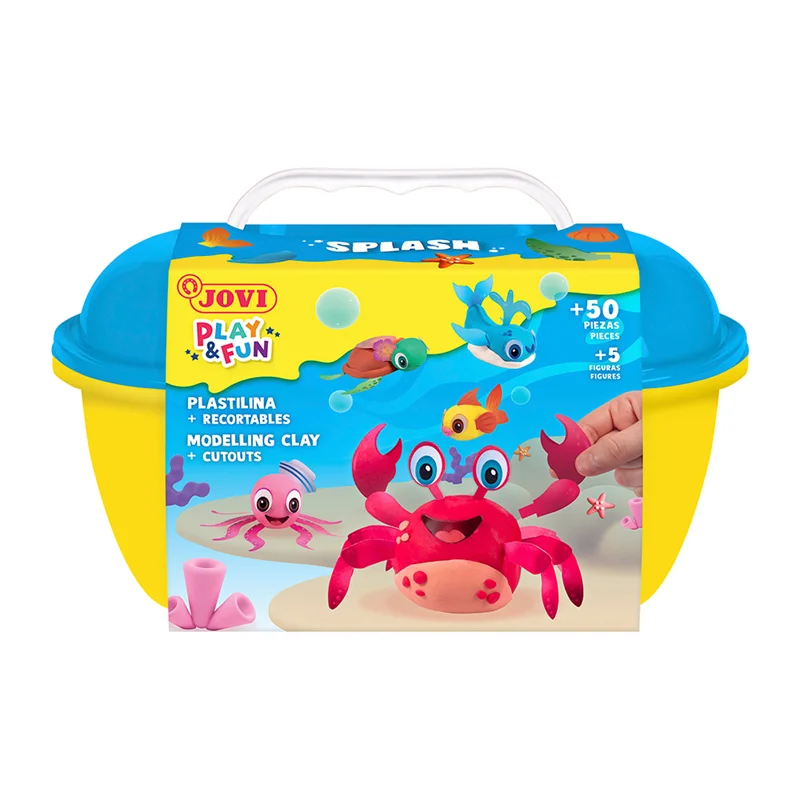 JOVI 2203 KURUMAYAN OYUN HAMURU PLAY&FUN DENİZ HAYVANLARI SETİ