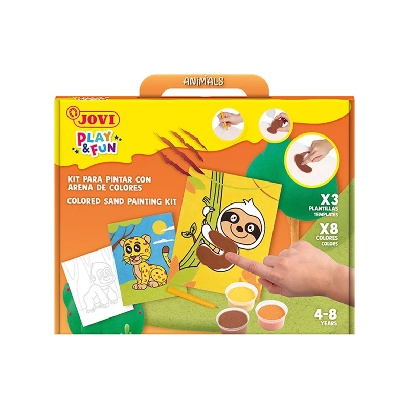 JOVI 2101 PLAY&FUN ANIMAL KUM BOYA KİTİ