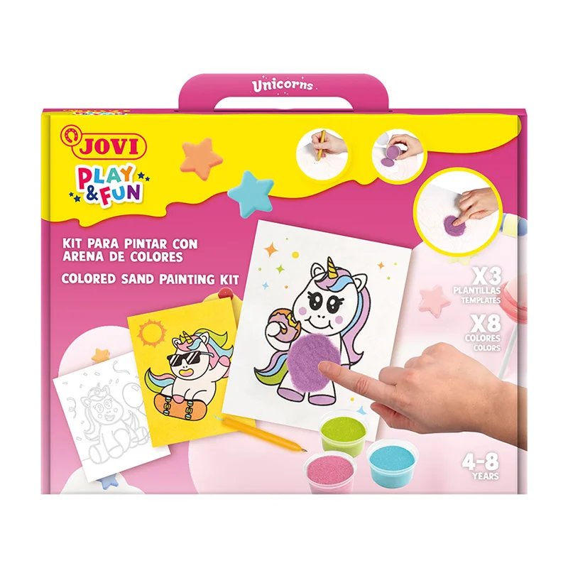 JOVI 2105 PLAY&FUN UNICORNS KUM BOYA KİTİ