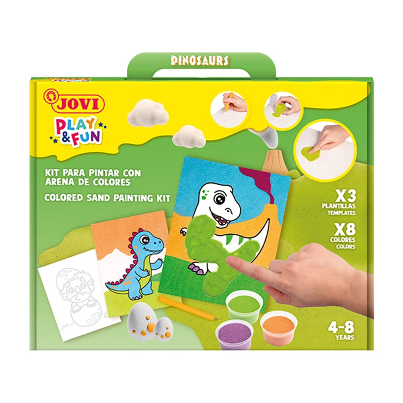 JOVI 2106 PLAY&FUN DINOSAURS KUM BOYA KİTİ