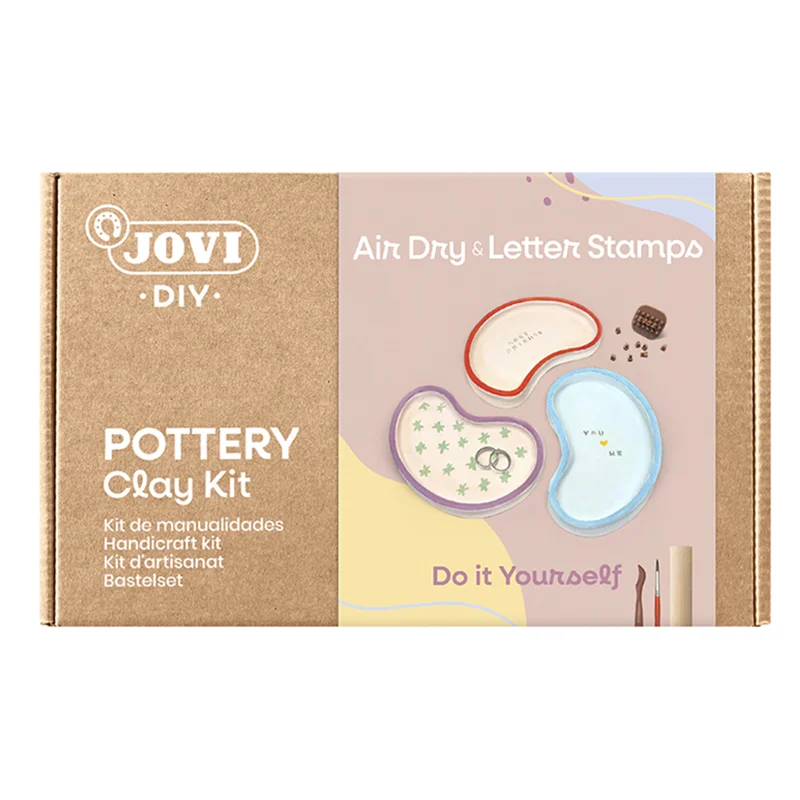 JOVI 2706 SERAMİK HAMURU LETTER STAMP KİTİ - YAZI BASKILI
