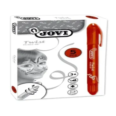 JOVI 191U YÜZ BOYASI STİK KALEM KAHVERENGİ - 5'Lİ KUTU