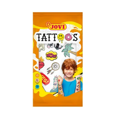 JOVI 17924TT01 GEÇİCİ STICKER DÖVME - 24'LÜ DİSPLAY