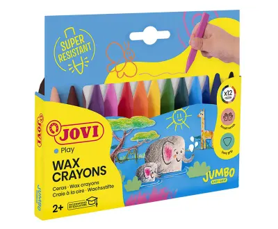 JOVI 973/12 TRIWAX JUMBO MUM BOYA - 12'Lİ