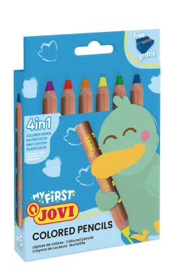 JOVI 731/6 MY FIRST 4in1 BABY KURU BOYA KALEMİ - 6RENK
