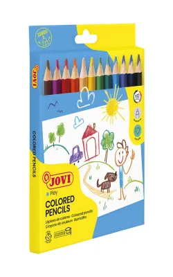 JOVI 735/12 JUMBO ALTIGEN KURU BOYA KALEMİ - 12 RENK