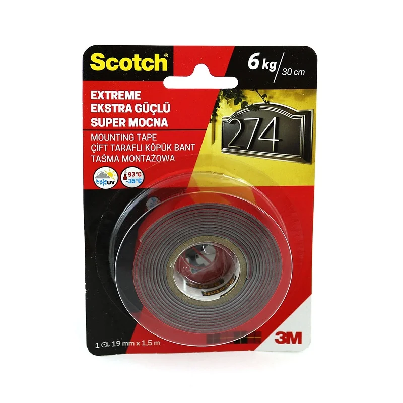 3M 4002 EXTRA GÜÇ MONTAJ BANDI 19 MM 1.5 (Best)
