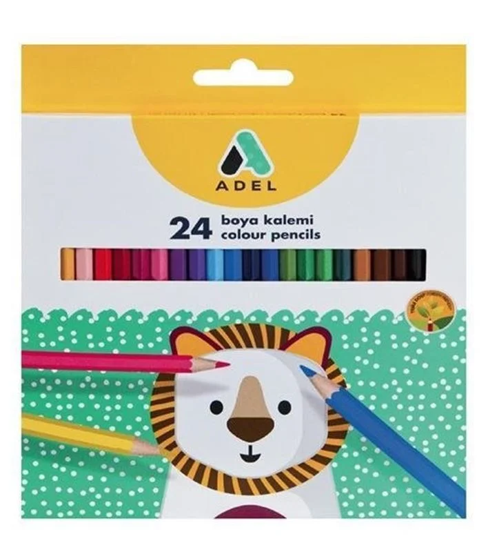 ADEL 24 RENK KURU BOYA KARTON KUTU 2365001 (Best)