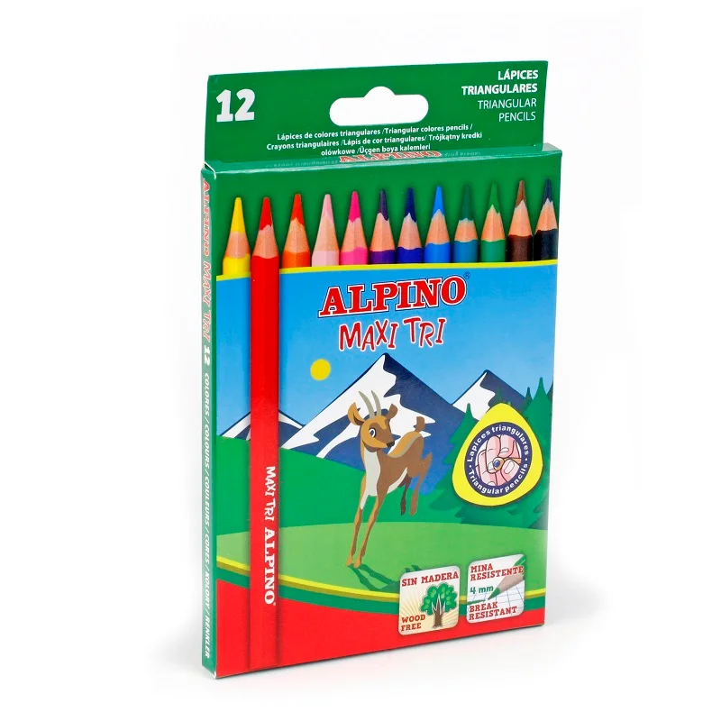 ALPINO MAXI TRI 12 Lİ BOYA KALEMİ AL-2133 (Best)