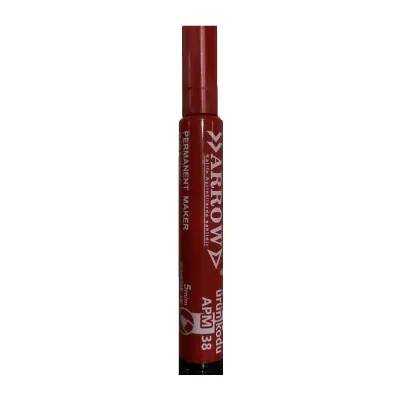 ARROW PERMANENT KIRMIZI KESİK UÇ KOLİ KALEMİ (Best)