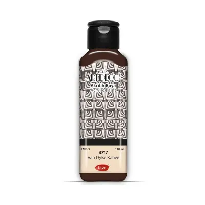 ARTDECO AKRİLİK BOYA 140 ML VAN DYKE KAHVE 070R-3717 (Best)