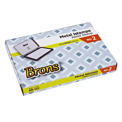 BRONS 2 No.METAL ISTAMPA ORTA BOY BR-142 (Best)