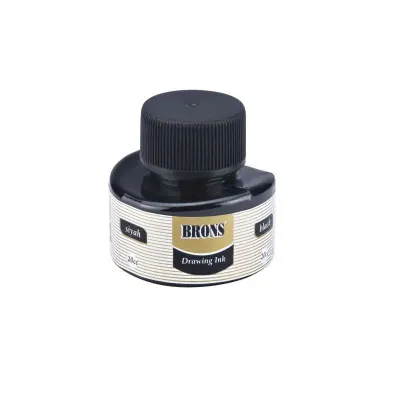 BRONS ÇİNİ MÜREKKEBİ SİYAH 20 CC BR-317 (Best)