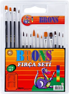 BRONS FIRÇA SETİ 15 Lİ BR-249 (Best)