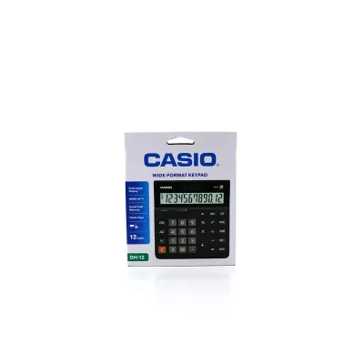 CASIO DH-12 WE HESAP MAKİNESİ 12 HANE (Best)
