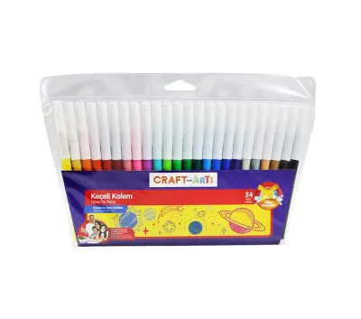 CRAFT AND ARTS 24 RENK KEÇELİ KALEM CAKK-24 (Best)