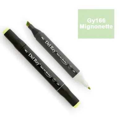 DEL REY TWIN MARKER GY166 MİGNONETTE ÇİFT UÇLU GRAFİK KALEMİ MN-DR166 (Best)