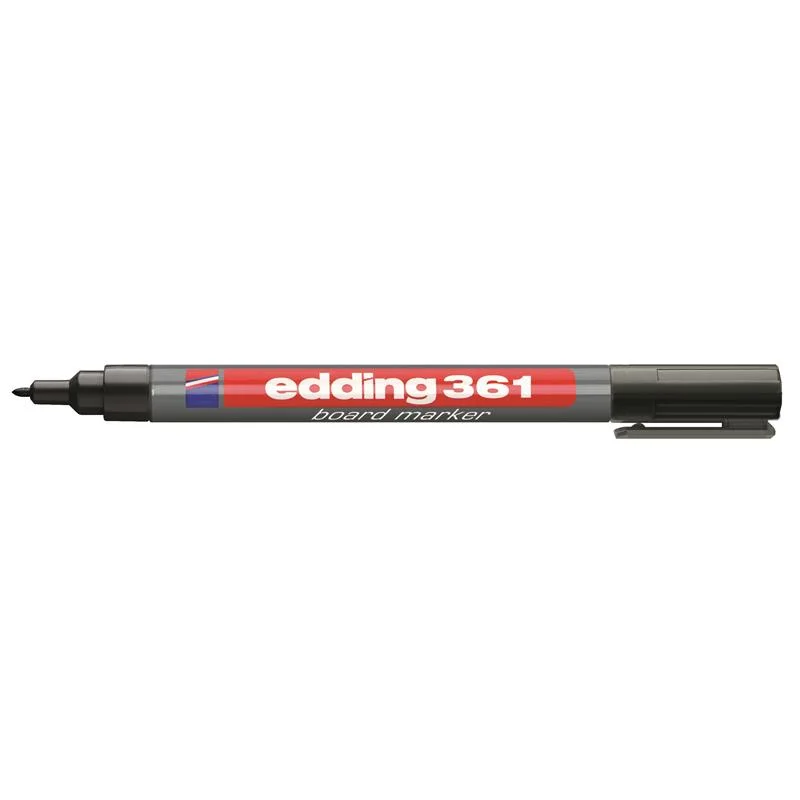 EDDİNG 361 SİYAH İNCE UÇ TAHTA KALEMİ ED36101 (Best)