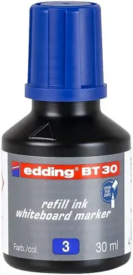 EDDİNG BT30 MAVİ TAHTA KALEMİ MÜREKKEBİ 30 ml (Best)