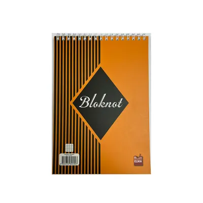 ELMA A4 SPİRALLİ KARELİ BLOKNOT 6O yp. (Best)