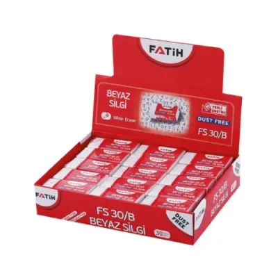 FATİH FS30 BEYAZ SİLGİ 30 LU 36010 (KAMPANYALI) (Best)