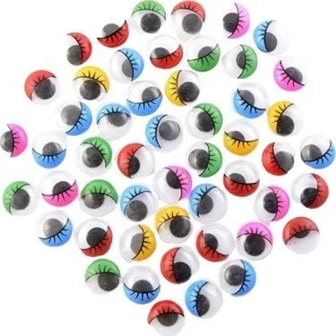 FUNNY KIDS 18911 OYNAR GÖZ 12 MM RENKLİ  4.250 Lİ 12-A-6 (Best)