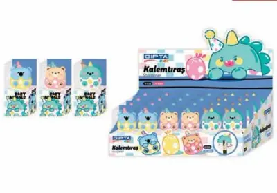 GIPTA BABY ANIMALS 3D KALEMTRAŞ K1519 (Best)