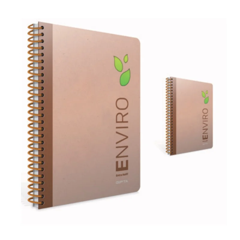 GIPTA ENVIRO 17x24 100 YP. KARELİ SPR. SERT KAPAK DEFTER 1794 (Best)
