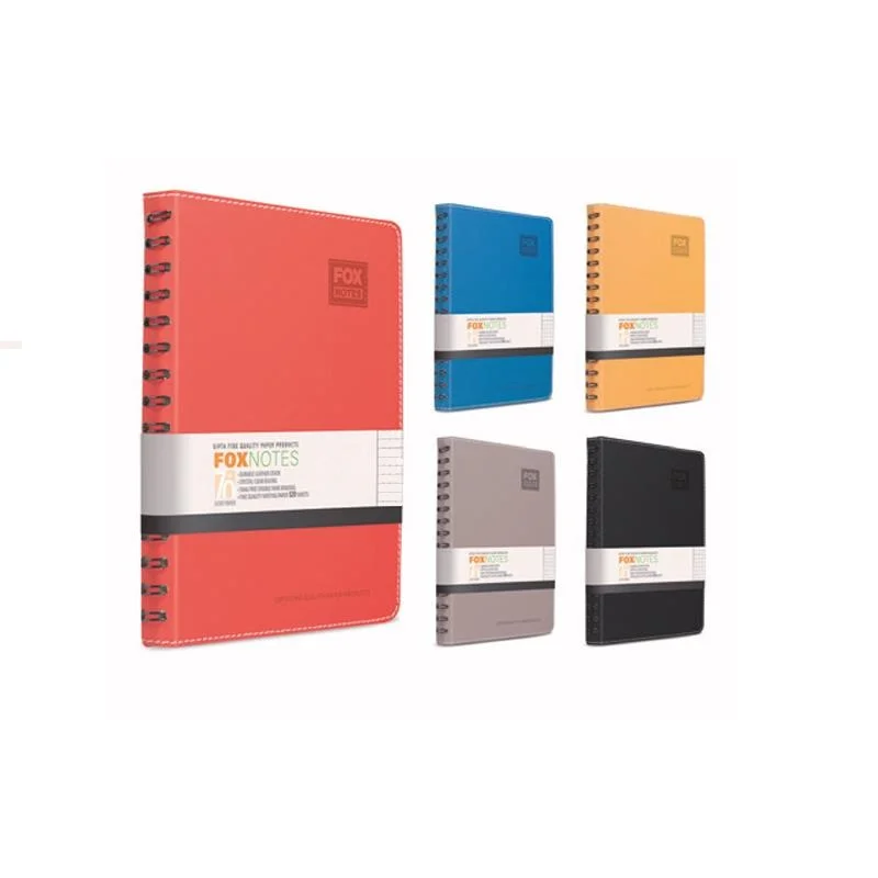 GIPTA FOX SPİRALLİ DERİ KPK A5 120 YP ÇİZGİLİ DEFTER 6176 (Best)