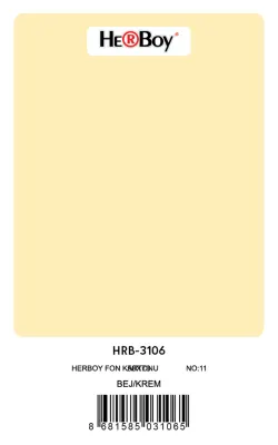 HERBOY FON KARTONU 50x70 KREM NO:11 160 GR 100 LÜ HRB-3106 (Best)