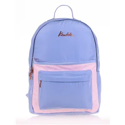 KAUKKO K1538 MAGICAL SIRT ÇANTASI SİMLİ FLORAL MAVİ (Best)