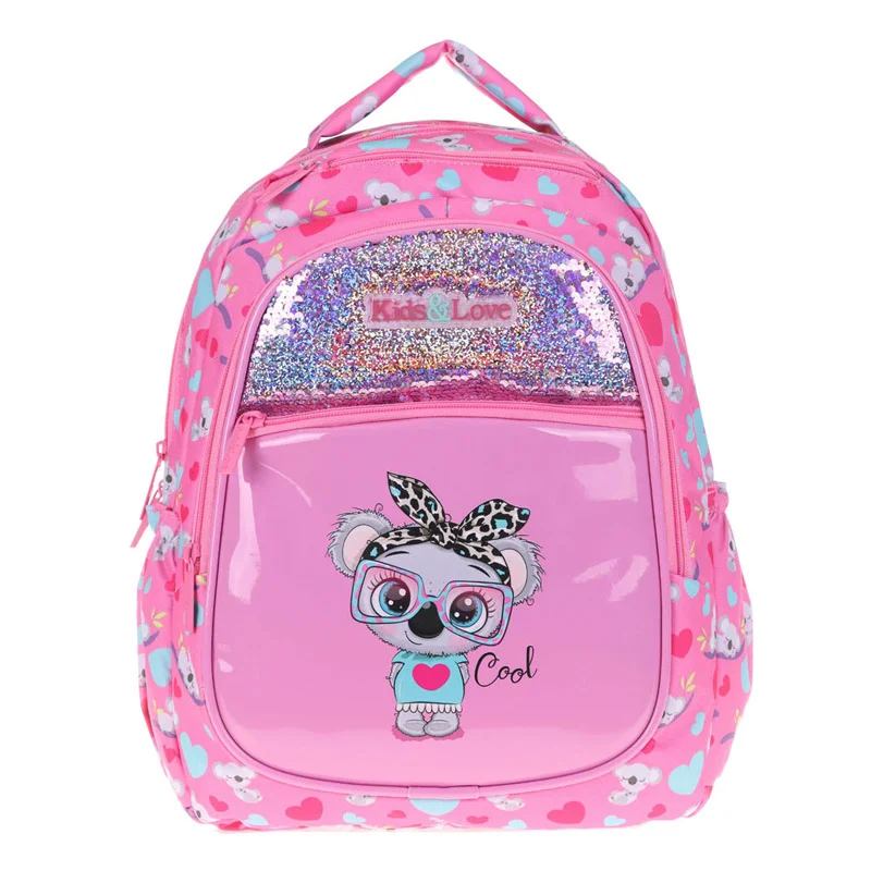KAUKKO L5102 KIDS&LOVE SIRT ÇANTASI PULLU RUGAN KOALA (Best)