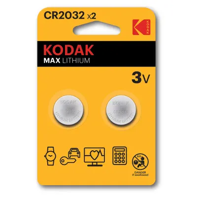 KODAK 30417687 CR2032 ULTRA LİTYUM PARA PİL 2 Lİ BLİSTER 288756 (Best)