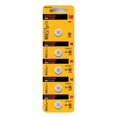 KODAK CR2032 ULTRA LİTYUM PARA PİL 5 Lİ BLİSTER 281389 (Best)