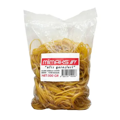 MİMAKS 500 GR AMBALAJ LASTİK  AL-500 (ÖZEL FİYAT) (Best)