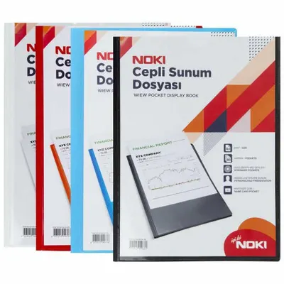 NOKİ 60 LI CEPLİ SUNUM DOSYASI 64160-N (Best)