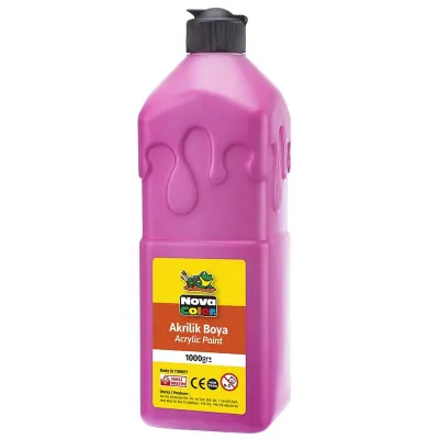 NOVA COLOR AKRİLİK BOYA PEMBE 1 KG. NC-230 (Best)