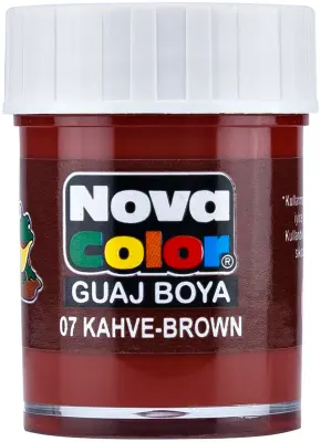NOVA COLOR GUAJ BOYA KAHVE ŞİŞE NC-109 (Best)