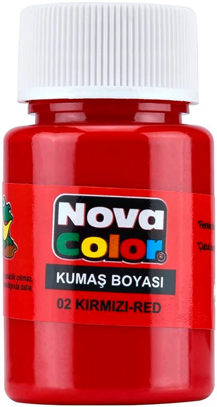 NOVA COLOR KUMAŞ BOYASI KIRMIZI NC-160 (Best)