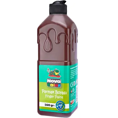 NOVA COLOR PARMAK BOYASI KAHVE 500 Gr NC-376 (Best)
