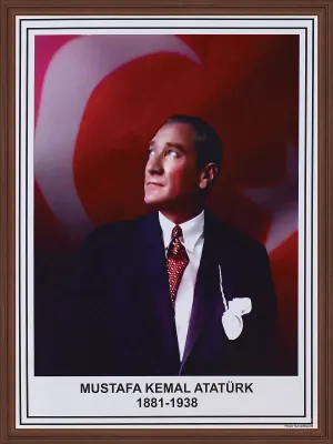 PANDA ATATÜRK PORTRESİ 35x50 MDF ÇERÇEVE PAN-425 (Best)